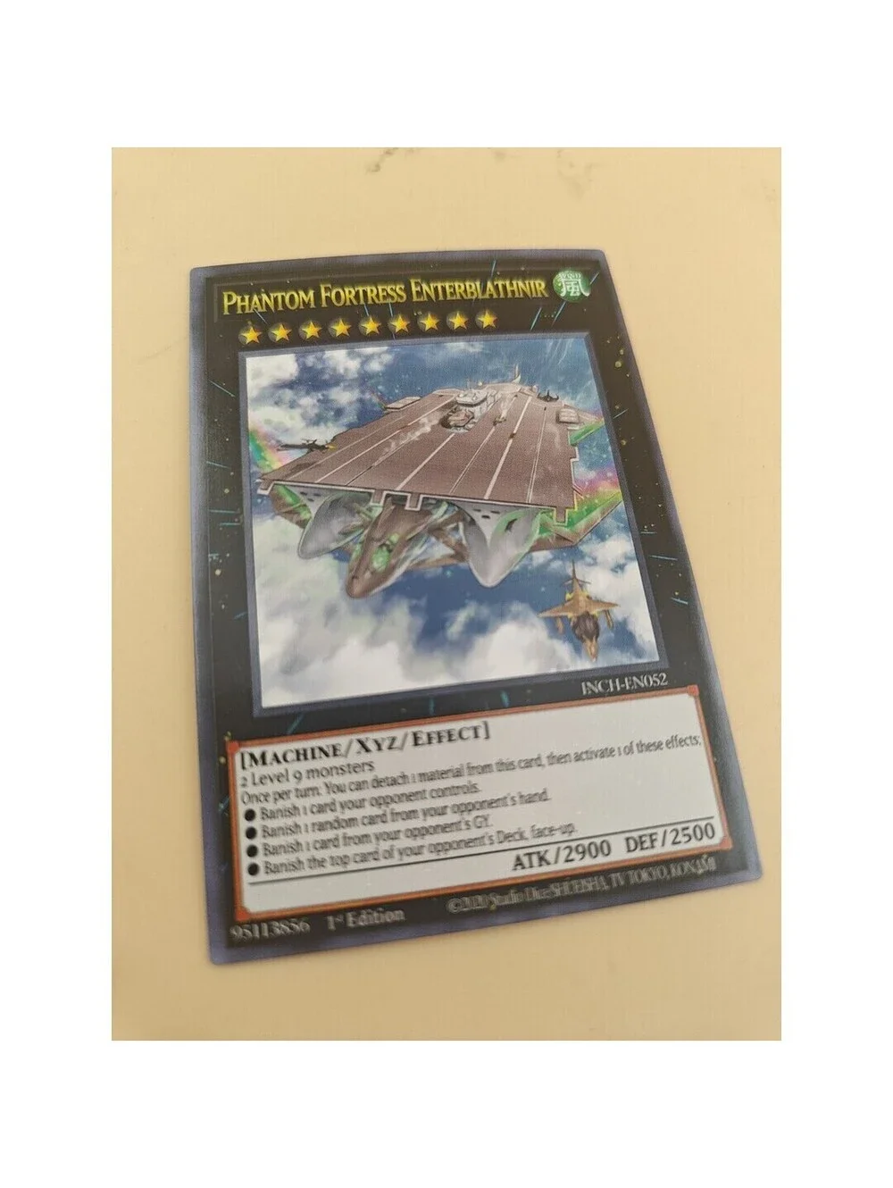 Yu-Gi-Oh! Phantom Fortress Enterblathnir INCH-EN052 Super Rare 1st Edition